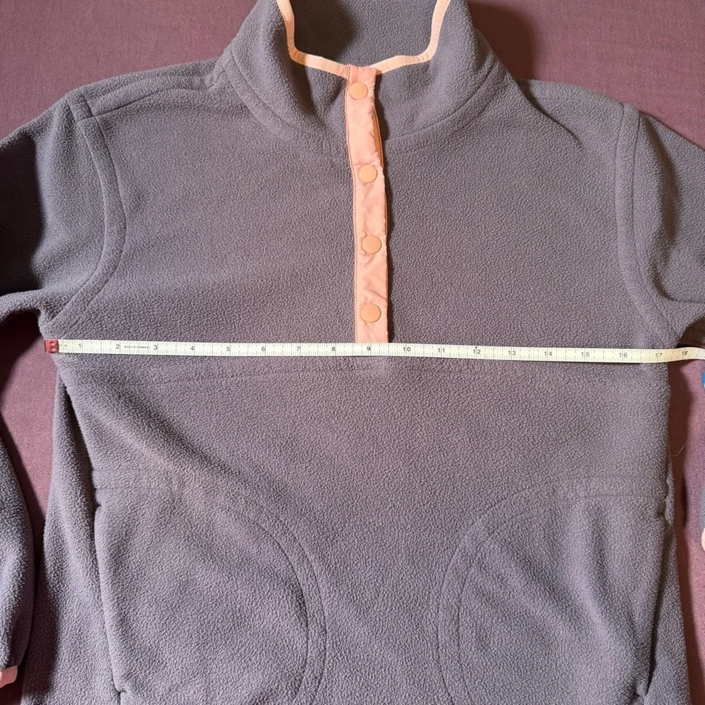 Athleta Girl Cold Snap Sweatshirt Fleece Dusty Violet/Pink - Girls Size M/8-10 - Picture 3 of 6